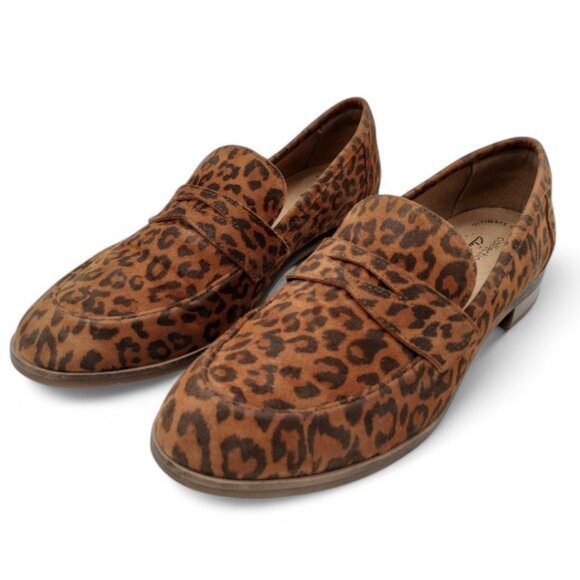 Clarks Women's Size 9.5 Trish Rose Leopard Print Loafer - Picture 10 of 16
